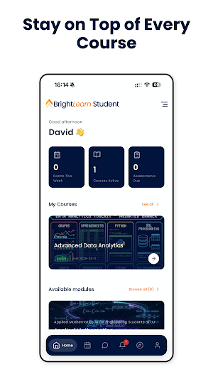 BrightLearn Portal Screenshot 0