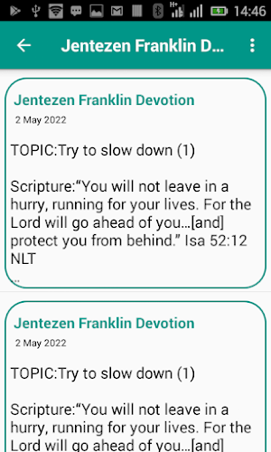 Jentezen Franklin Devotion App Screenshot 3