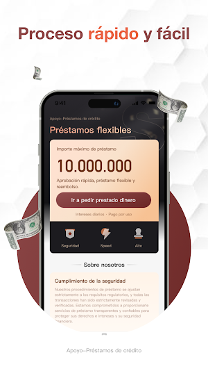 Apoyo-Préstamos de crédito Screenshot 3