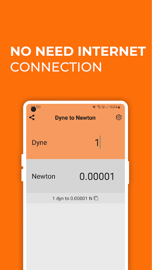 Dyne to Newton Converter Screenshot 0