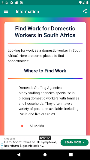 Domestic Workers South Africa Screenshot 1