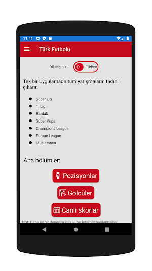 Turkish Football live Screenshot 2