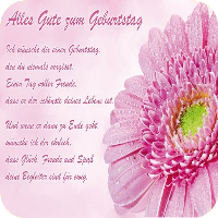 Geburtstagswünsche