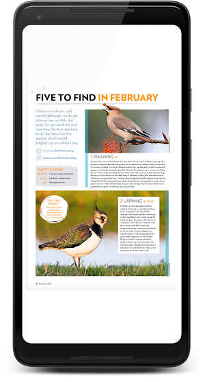 Bird Watching Magazine Screenshot 1