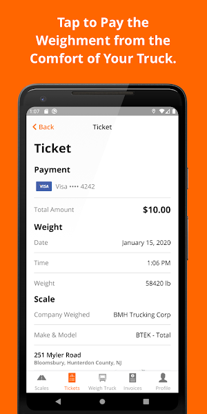 MyTruckScales - Truck Scales Screenshot 3