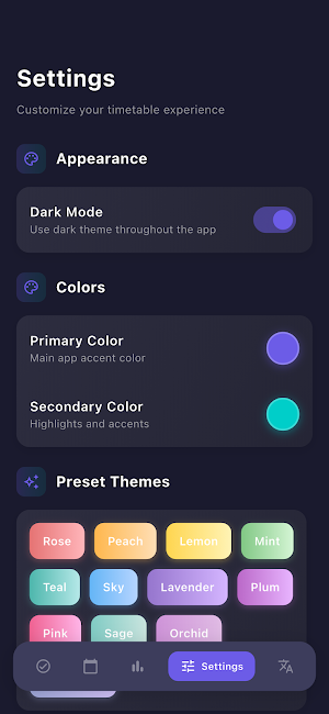 Week Plan Screenshot 3