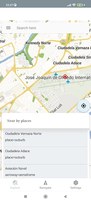 Guayaquil Ecuador Offline Map Screenshot 0