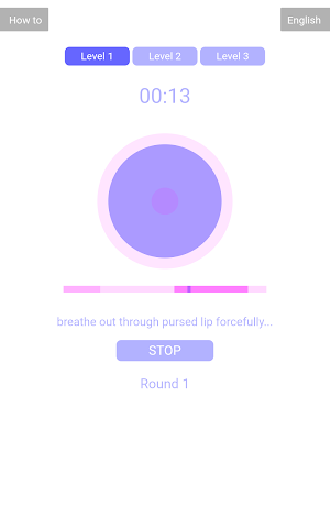 Pufff: Breathing exercises Screenshot 1