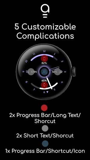 AD NeoN Analog - Watch Face Screenshot 1