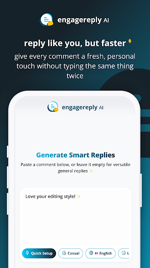 engagereply AI: Smart Replies Screenshot 0