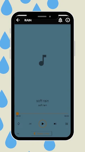 Rain Sounds Sleep Relax Nature Screenshot 3
