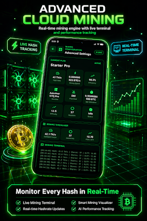 Crypto Miner Pro-Bitcoin Miner Screenshot 1