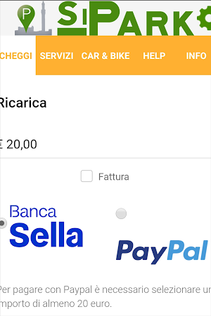 SiPark Sosta Screenshot 2