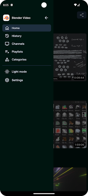 Blender Tube Screenshot 1