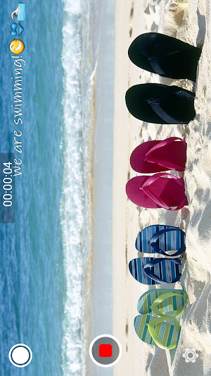 Camera Text Watermark Screenshot 0
