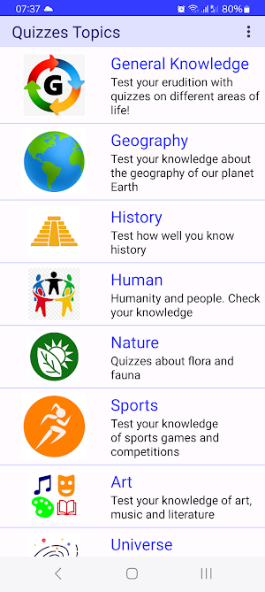 Quiz! Quiz! Quiz! Screenshot 1