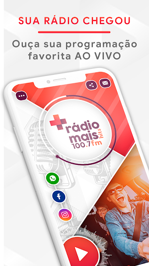 RÁDIO MAIS HITS 100.7 FM Screenshot 0