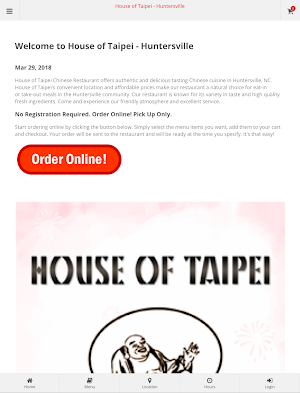 House of Taipei Huntersville Online Ordering Screenshot 3