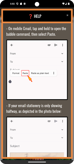 Email Backgrounds & Stationery Screenshot 3
