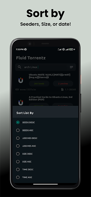 Torrent Search Revolution Screenshot 2
