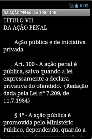Código Penal Brasileiro Screenshot 3