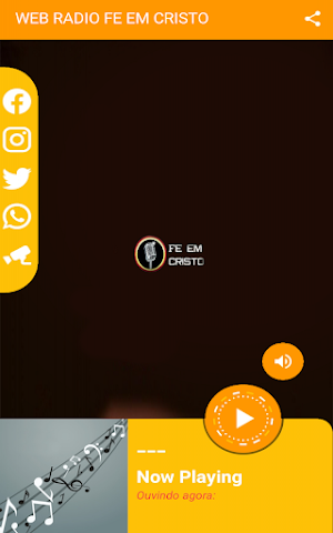 Web Rádio Fé em Cristo Screenshot 2