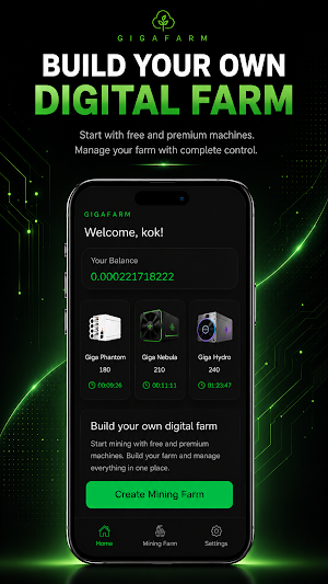 GigaCloudFarm miner Screenshot 0