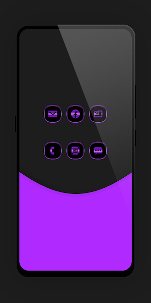 Dazzling Purple Icon Pack Screenshot 2