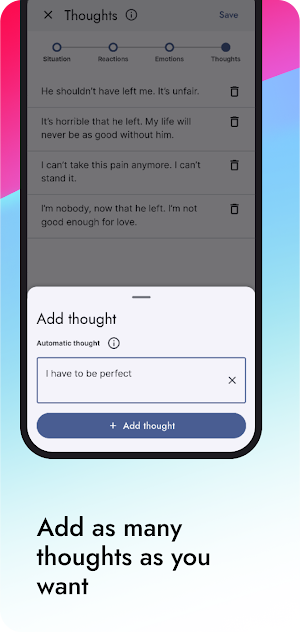 Cognitivy. CBT Journal Screenshot 3