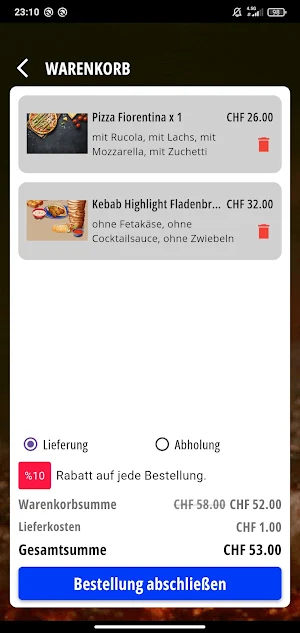 Nemo Pizza Kurier Screenshot 3