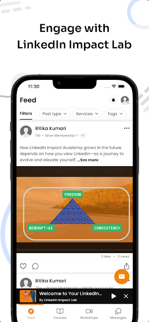 LinkedIn Impact Lab Screenshot 1