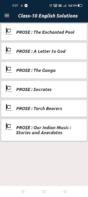 Class-10 English Solutions Screenshot 2