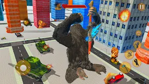 Gorilla City Attack 3D Screenshot 3
