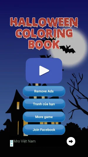 Halloween games free coloring - pumpkin coloring Screenshot 0
