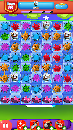 Germ Crush - Match 3 Game Screenshot 2