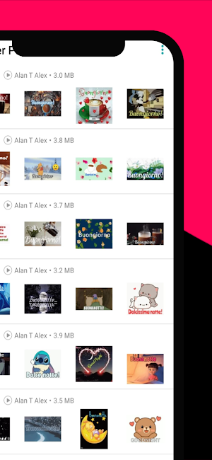 Spessore Buongiorno WAStickers Screenshot 0