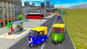 Tuk Tuk Auto Driving Game 3D Screenshot 1