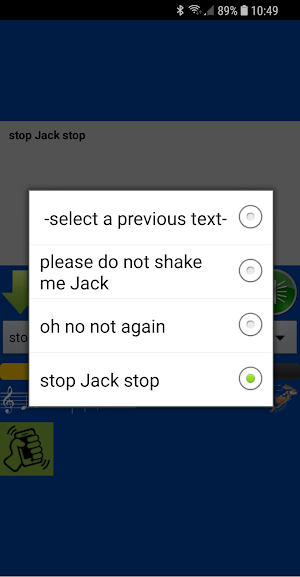 Shake and Speak Screenshot 2
