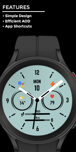 Nighty Analog 16 - watch face Screenshot 1