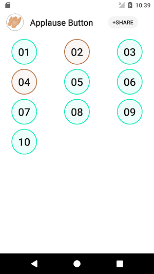 Crowd Cheering Sound and Applause Button Screenshot 0