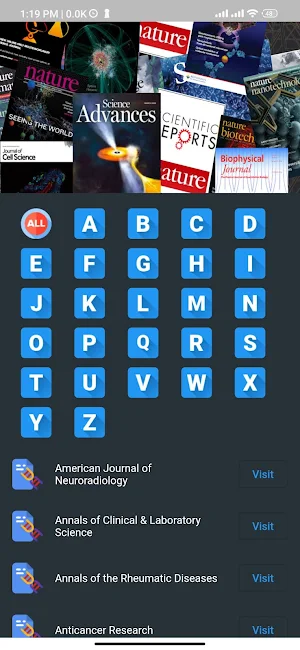 المجلات العلمية Screenshot 0