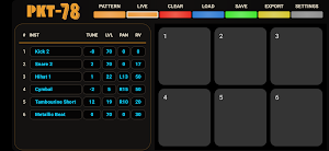 PKT-78 Drum Machine Screenshot 0
