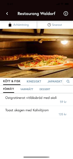 Restaurang Waldorf Screenshot 3