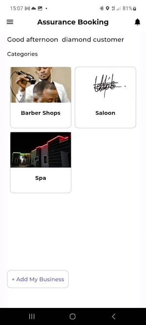 AssuranceBookings Screenshot 2