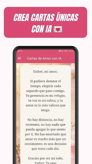 Cartas de Amor con IA Screenshot 0