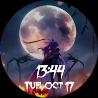 Anime Girl Halloween WatchFace