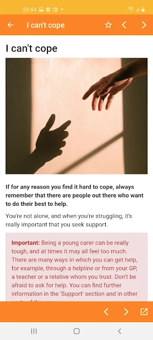 Young Carers Support App Screenshot 3