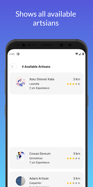 Home service Screenshot 2