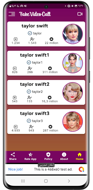 taylor swift fake video call Screenshot 0