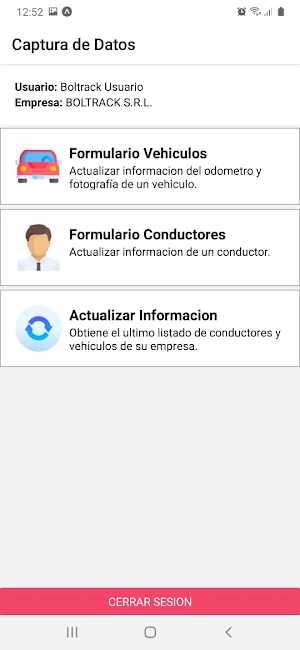 Gestion Captura de Datos Screenshot 1
